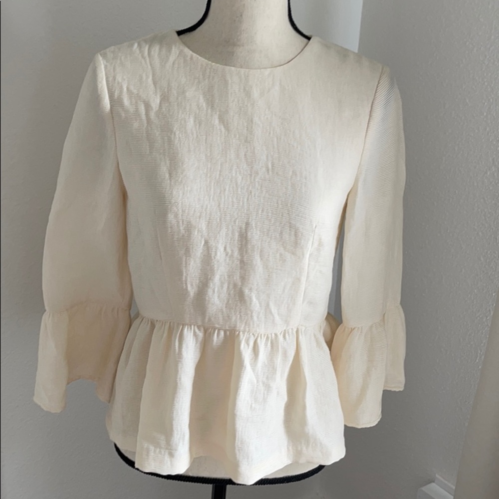 Club Monaco ruffle top XS